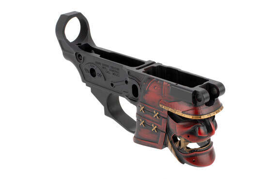 spikes tactical samurai stripped billet lower receiver with a molded and painted magwell
